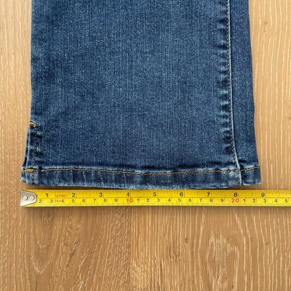 Judy Blue Jeans Women 11/30 Slim Bootcut High Rise Dark Wash Split Hem JB88290-S - Picture 12 of 15